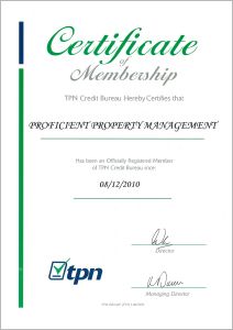 TPN Credit Bureau CertificateView